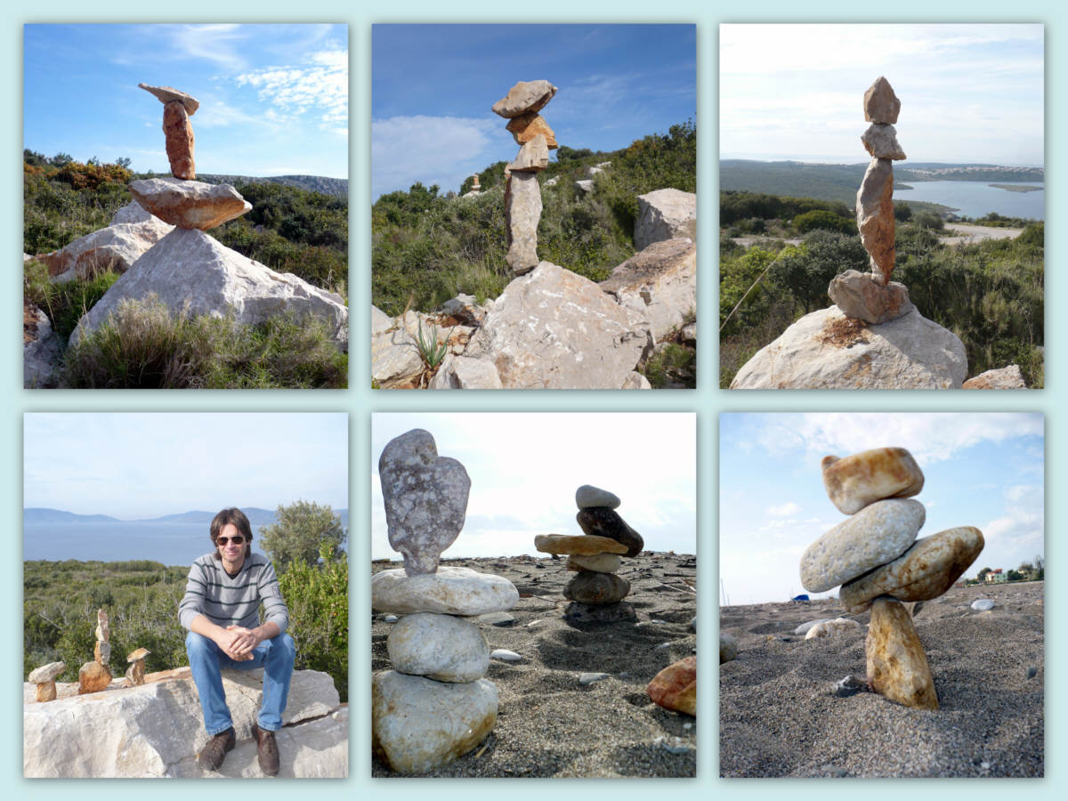 stone balancing Türkei